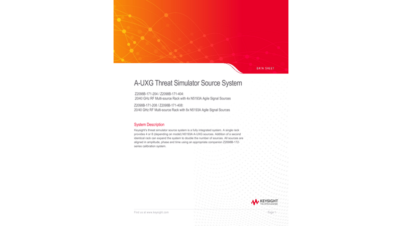 A-UXG Threat Simulator Source System